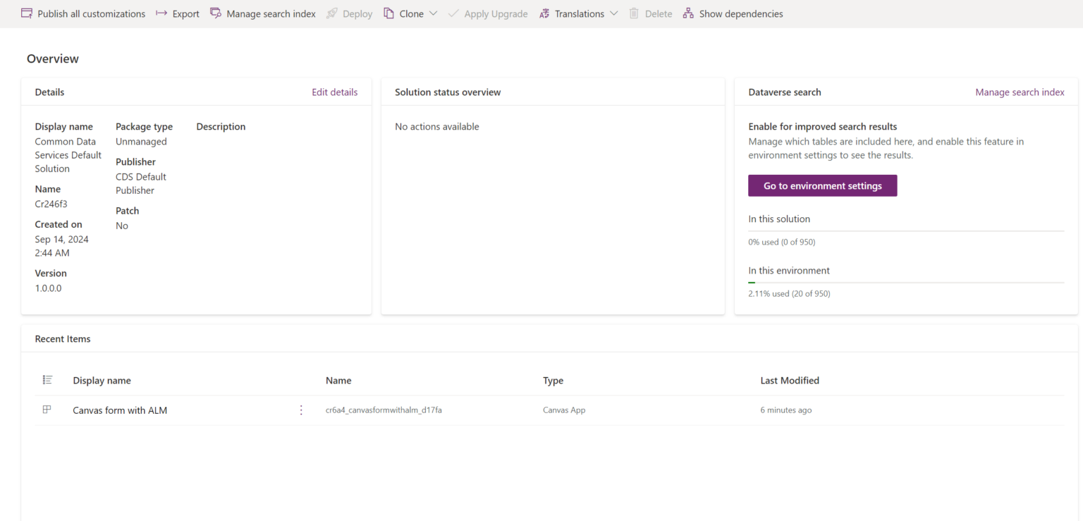 Create development environment for Dataverse for Teams - Karl-Johan ...