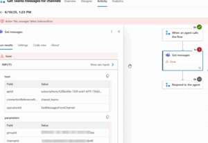 Error in Agent flow run