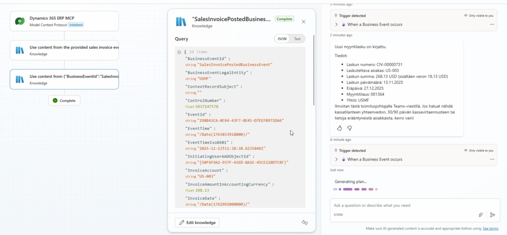 Trying to get the agent to contact CEO via Agent Flow