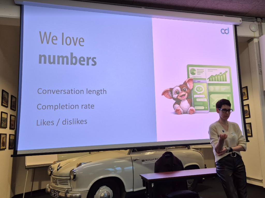 Katerina Chernevskaya presenting session in CollabDays Bremen 2026