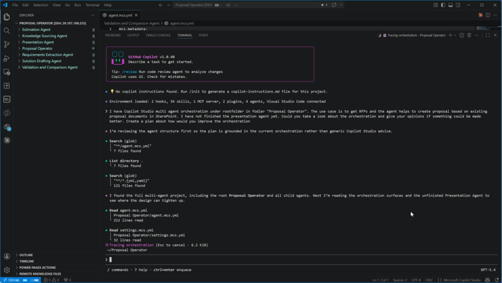 Letting GitHub Copilot “improve” an existing solution